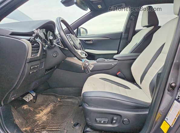 JTJSARDZ3M2244381 2021 LEXUS NX Gray Widok wnętrza z przodu