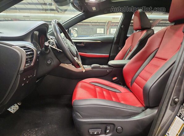 JTJSARDZ7M2255089 2021 LEXUS NX Серый Вид салона спереди