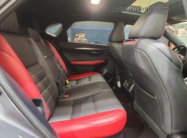 JTJSARDZ7M2255089 2021 LEXUS NX Серый Вид задних сидений