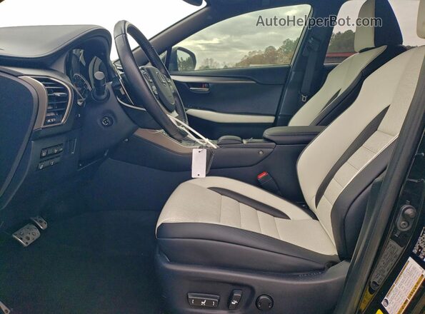 JTJSARDZ8M2260625 2021 LEXUS NX Черный Вид салона спереди