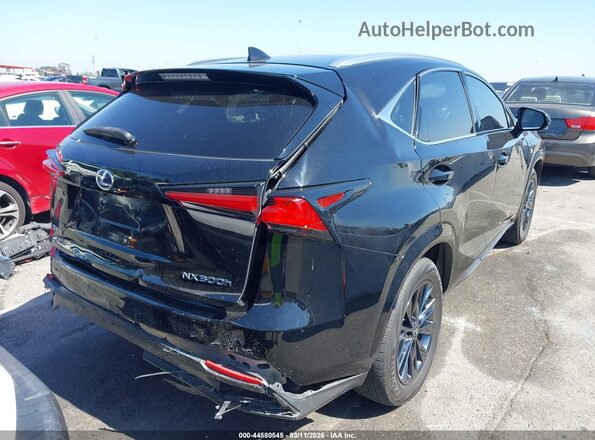 JTJSJRDZ1M2149009 2021 LEXUS NX 300H Черный Задняя правая четверть