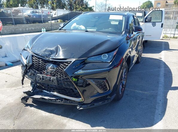 JTJSJRDZ1M2149009 2021 LEXUS NX 300H Черный Передняя левая четверть