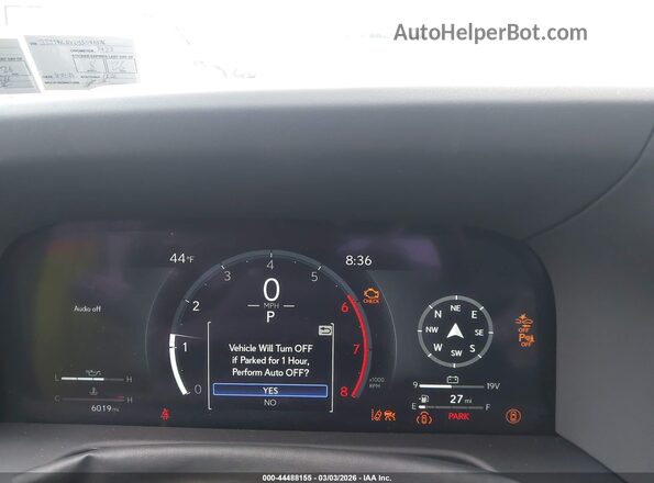 JTJTBCDX0S5040596 2025 LEXUS GX 550 White Widok tylnych siedzeń