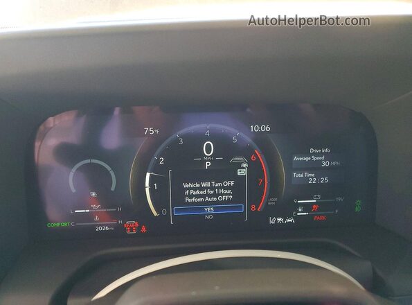 JTJVBCDX4T5074809 2026 LEXUS GX Gray Вид щитка приладів