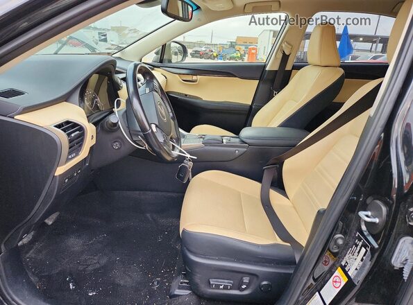 JTJYARBZ1J2086129 2018 LEXUS NX Black Вид салону спереду