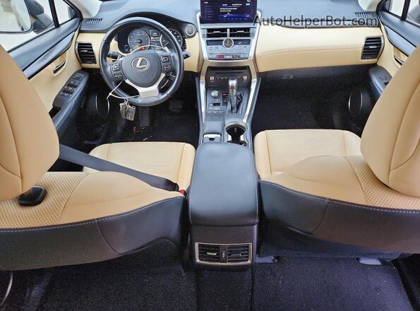 JTJYARBZ1J2086129 2018 LEXUS NX Black Вид панелі приладів