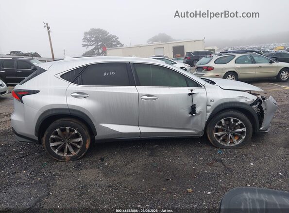 JTJYARBZ6J2104429 2018 LEXUS NX 300 Silver Widok zestawu wskaźników