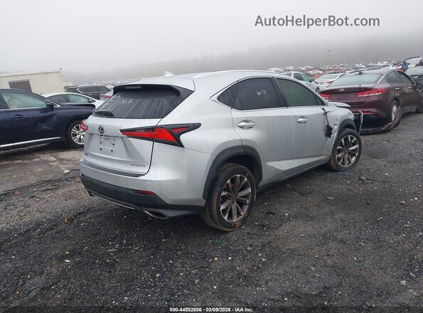JTJYARBZ6J2104429 2018 LEXUS NX 300 Silver Tył prawy