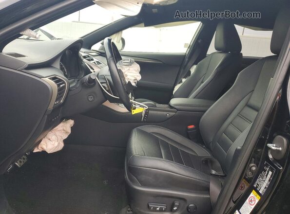 JTJYARBZ8G2045103 2016 LEXUS NX Black Widok wnętrza z przodu