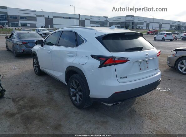 JTJYARBZ8H2081925 2017 LEXUS NX 200T White Задня ліва чверть