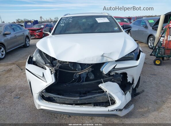 JTJYARBZ8H2081925 2017 LEXUS NX 200T White Вид щитка приладів