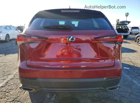 JTJYARBZXJ2097775 2018 LEXUS NX Красный Вид сзади