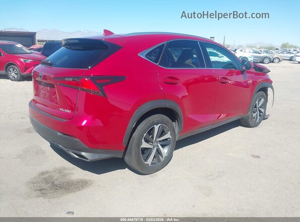 JTJYARBZXJ2111870 2018 LEXUS NX 300 Red Rear right