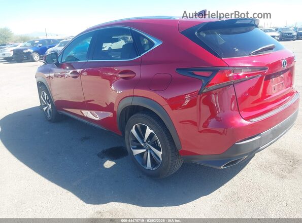 JTJYARBZXJ2111870 2018 LEXUS NX 300 Red Rear left