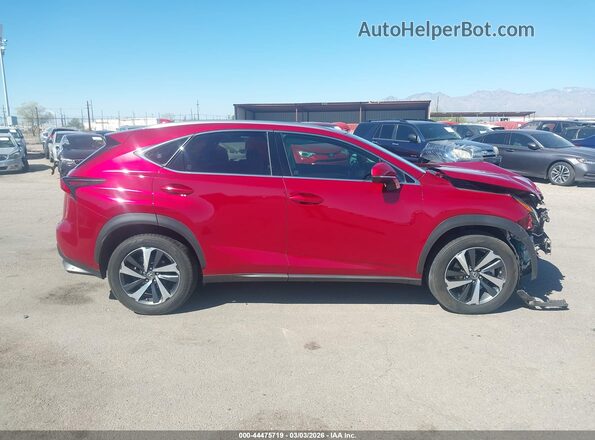 JTJYARBZXJ2111870 2018 LEXUS NX 300 Red Rear interior view