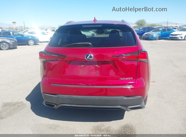 JTJYARBZXJ2111870 2018 LEXUS NX 300 Red 