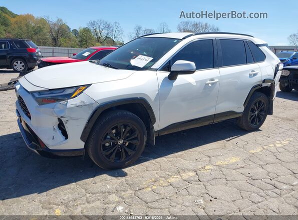 JTM16RFV8RJ054664 2024 TOYOTA RAV4 HYBRID White Առջևի ձախ երեք քառորդ տեսարան
