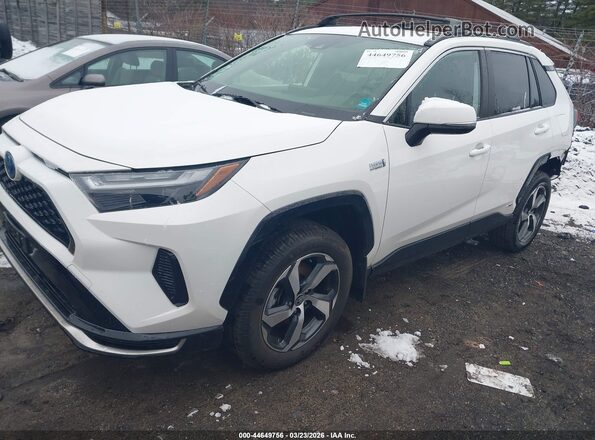 JTMAB3FV2ND104783 2022 TOYOTA RAV4 PRIME White Առջևի ձախ երեք քառորդ տեսարան