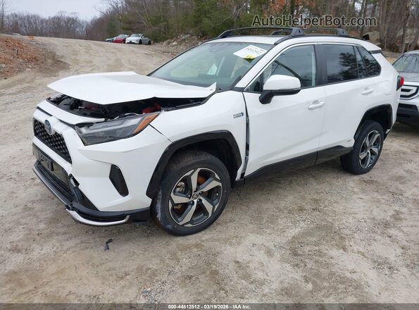JTMAB3FV4PD134791 2023 TOYOTA RAV4 PRIME White Առջևի ձախ երեք քառորդ տեսարան