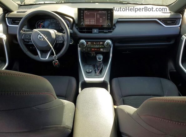 JTMAB3FV6ND110313 2022 TOYOTA RAV4 Black Вид панелі приладів