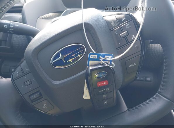 JTMABABA1RA062699 2024 SUBARU SOLTERRA White Widok deski rozdzielczej