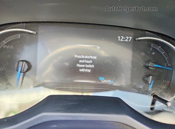 JTMB6RFV2SD153960 2025 TOYOTA LE Blue Vista del cuadro de instrumentos