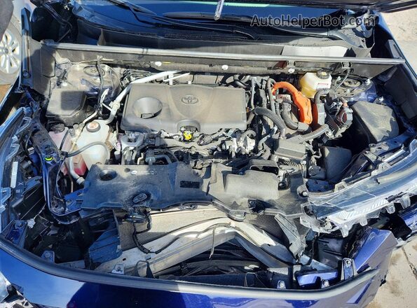 JTMB6RFV2SD153960 2025 TOYOTA LE Blue Vista del compartimento del motor