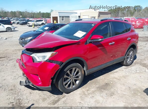 JTMDFREV7GJ083584 2016 TOYOTA LIMITED Red წინა მარცხენა ხედი სამი მეოთხედიდან