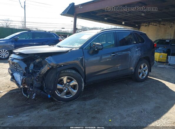 JTMDWRFV7KD008793 2019 TOYOTA LIMITED Gray Առջևի ձախ երեք քառորդ տեսարան