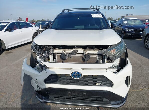 JTME6RFV5MD515778 2021 TOYOTA RAV4 White Widok zestawu wskaźników