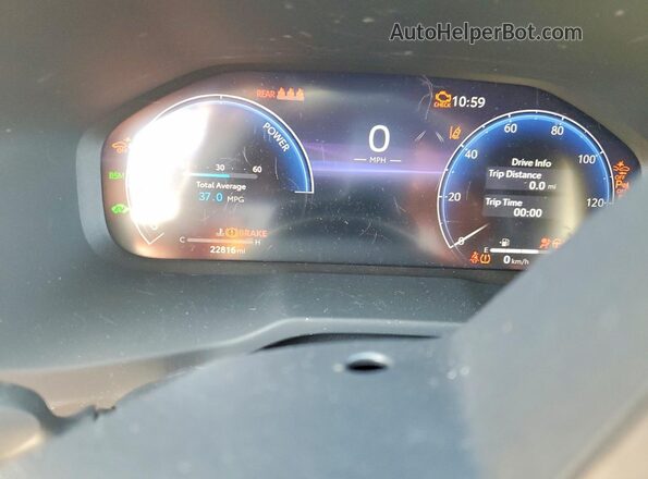 JTME6RFV8PJ031352 2023 TOYOTA RAV4 Серый Вид щитка приборов