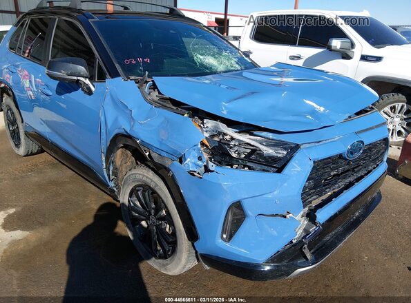 JTME6RFV9PJ026743 2023 TOYOTA RAV4 HYBRID Blue Դիմացի տեսք