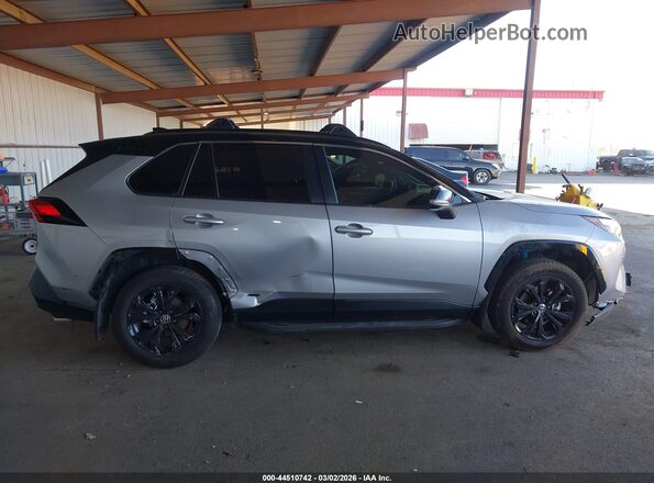 JTME6RFVXSD577464 2025 TOYOTA RAV4 HYBRID Серебряный Вид задней части салона