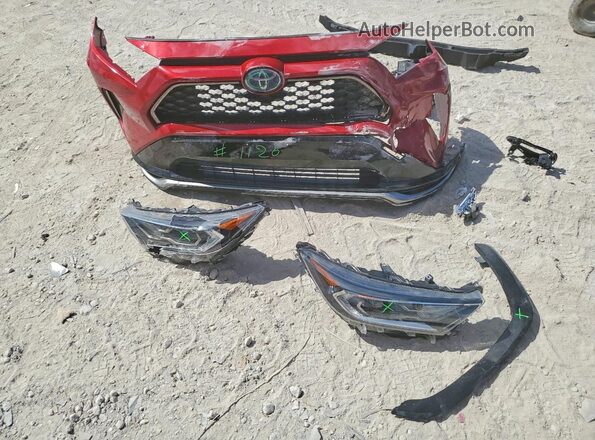 JTMEB3FV4MD056333 2021 TOYOTA RAV4 Red VIN կոդի պիտակի տեսք
