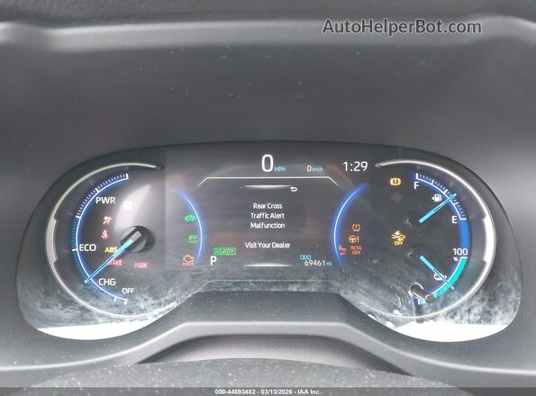 JTMEB3FV7ND101105 2022 TOYOTA RAV4 PRIME White Հետևի նստատեղերի տեսք