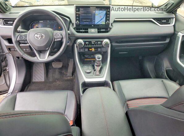 JTMEB3FV9MD037485 2021 TOYOTA RAV4 Gray Առջևի վահանակի տեսք
