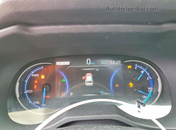 JTMEB3FV9MD037485 2021 TOYOTA RAV4 Gray Սարքավորումների վահանակի տեսք