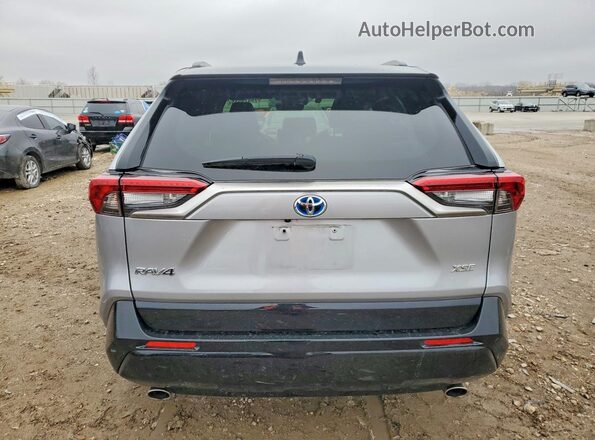 JTMEB3FV9MD037485 2021 TOYOTA RAV4 Gray Հետևի տեսք