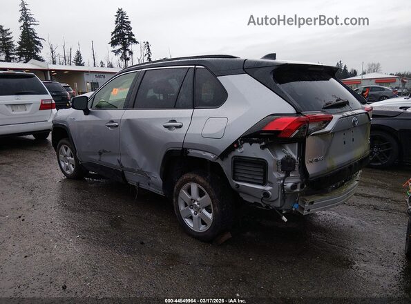 JTMEWRFV1KD509618 2019 TOYOTA RAV4 HYBRID Silver Trasero izquierdo