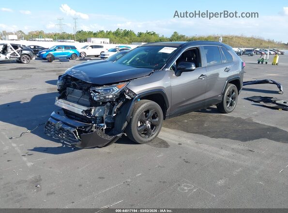 JTMEWRFV4LJ038812 2020 TOYOTA RAV4 HYBRID Gray Vista tres cuartos delantera izquierda