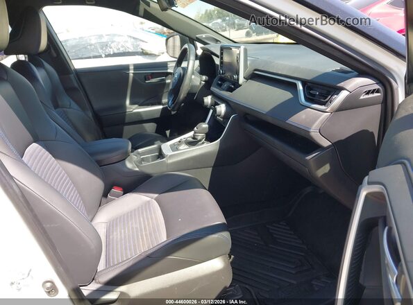 JTMEWRFV6KD504866 2019 TOYOTA RAV4 HYBRID White Widok wnętrza z przodu