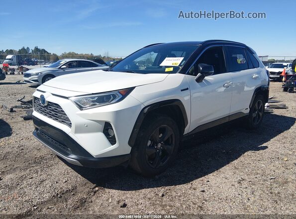 JTMEWRFV7LD536582 2020 TOYOTA RAV4 HYBRID White Առջևի ձախ երեք քառորդ տեսարան