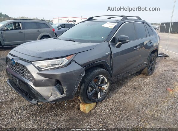 JTMEWRFV8KD521152 2019 TOYOTA RAV4 HYBRID Gray Передня ліва чверть