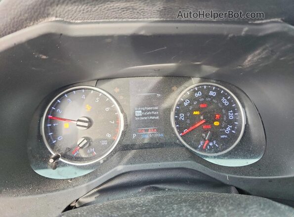 JTMF1RFV9KJ013275 2019 TOYOTA LE Silver Widok zestawu wskaźników