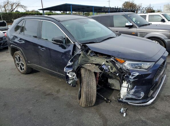 JTMFB3FV5MD072643 2021 TOYOTA RAV4 Blue Передня права чверть