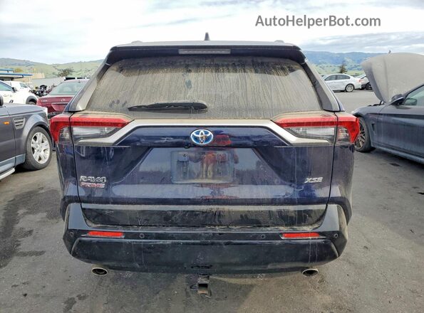 JTMFB3FV5MD072643 2021 TOYOTA RAV4 Blue Вид ззаду