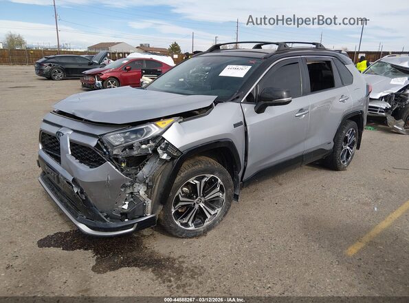 JTMFB3FVXMD063310 2021 TOYOTA RAV4 PRIME Silver წინა მარცხენა ხედი სამი მეოთხედიდან