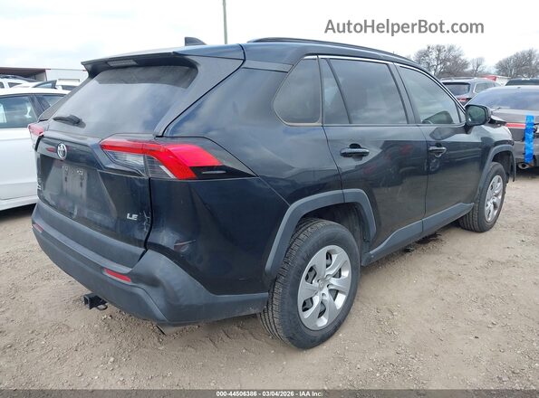 JTMH1RFV1KD507007 2019 TOYOTA LE Black Հետևի աջ