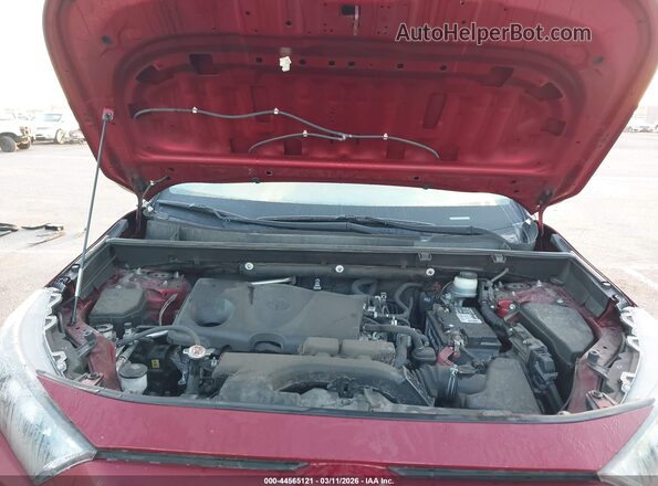 JTMH1RFV8KD015834 2019 TOYOTA LE Red Вид ззаду