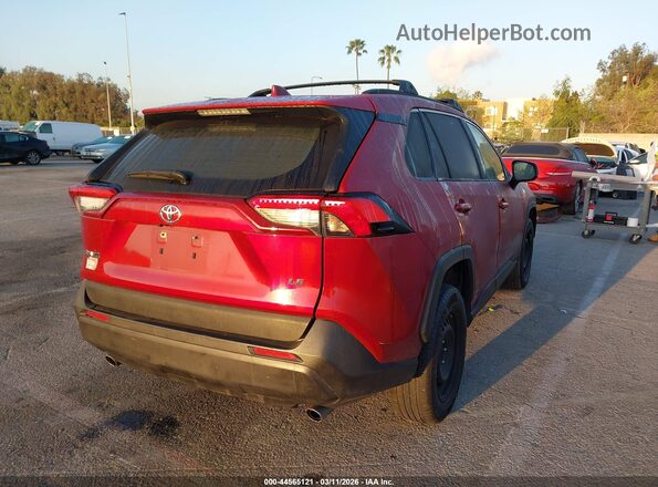 JTMH1RFV8KD015834 2019 TOYOTA LE Red Задня права чверть